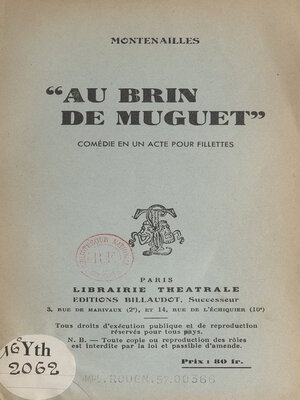 cover image of Au brin de muguet